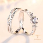 جزییات رکاب و طراحی انگشتر آبکاری طلای سفید (رادیوم) کد MAYA-1601093196258
