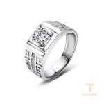 جزییات رکاب و طراحی انگشتر آبکاری طلای سفید (رادیوم) کد MAYA-1601090644909