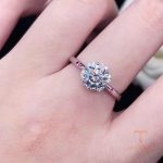 جزییات رکاب و طراحی انگشتر آبکاری طلای سفید (رادیوم) کد MAYA-1601077086542