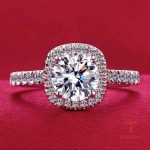 جزییات رکاب و طراحی انگشتر آبکاری طلای سفید (رادیوم) کد MAYA-1601080907452
