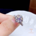 جزییات رکاب و طراحی انگشتر آبکاری طلای سفید (رادیوم) کد MAYA-1601078605603