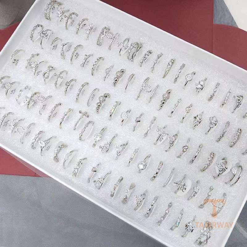 جزییات رکاب و طراحی انگشتر آبکاری طلای سفید (رادیوم) کد MY0124