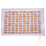 جزییات رکاب و طراحی انگشتر آبکاری طلای سفید (رادیوم) کد MY0124