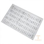 زاویه دیگر انگشتر فلز آلیاژی (Alloy) آبکاری طلای سفید (رادیوم) برند مایا استون کد MY0124