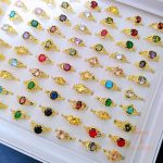 جزییات رکاب و طراحی انگشتر آبکاری طلای ۱۸ عیار کد MAYA-1601071131099
