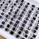 انگشتر فلز آلیاژی (Alloy) آبکاری طلای سفید (رادیوم) نگین‌دار برند مایا استون کد MAYA-1601072581788