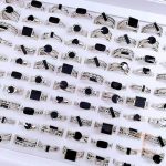 زاویه دیگر انگشتر فلز آلیاژی (Alloy) آبکاری طلای سفید (رادیوم) برند مایا استون کد MAYA-1601072970559