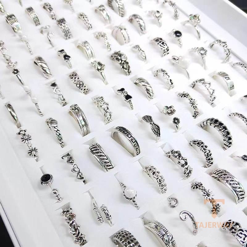 جزییات رکاب و طراحی انگشتر آبکاری طلای سفید (رادیوم) کد MAYA-1601070696803