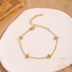نمای مدل قفل و اتصالات گوشواره آبکاری طلای ۱۸ عیار کد MAYA-1601166587847