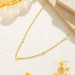جزییات زنجیر و قفل دستبند آبکاری طلای ۱۸ عیار کد MAYA-1601386266554