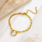 نمای بیشتر دستبند نگین‌دار زنانه کد MAYA-1601388467955