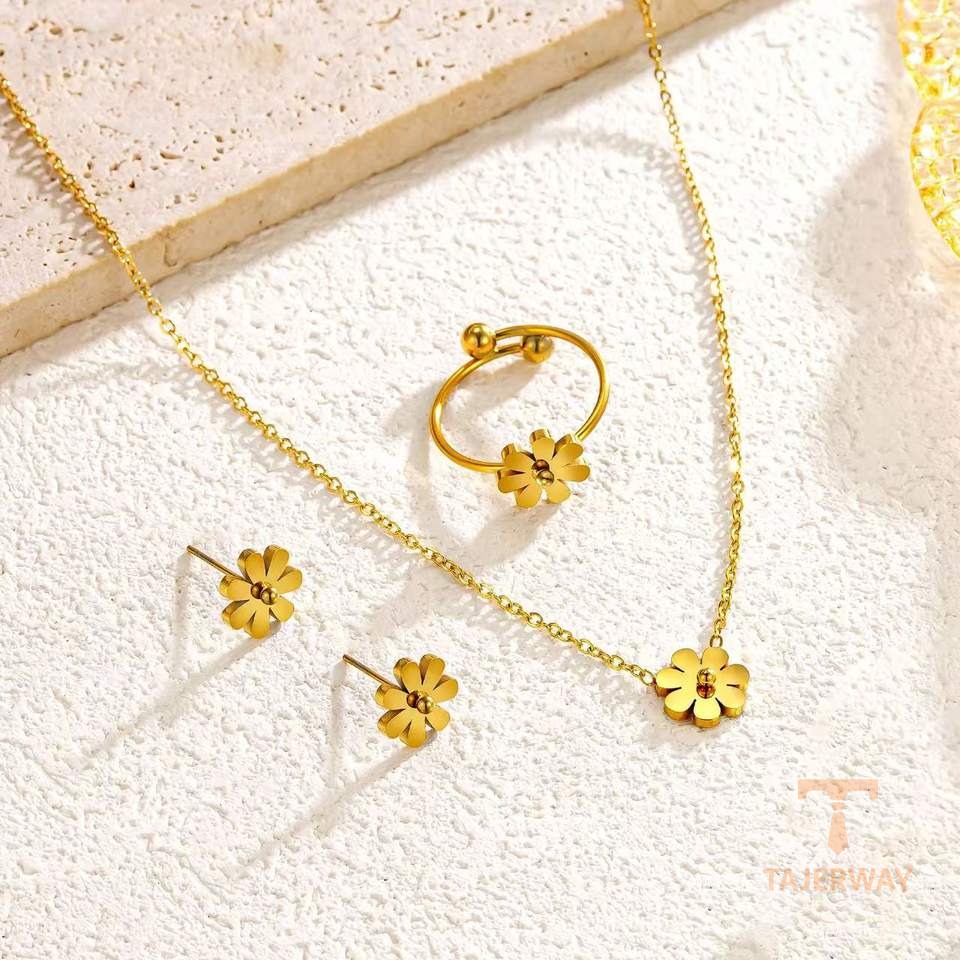 نمای مدل قفل و اتصالات گوشواره آبکاری طلای ۱۸ عیار کد MAYA-1601388113679