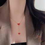 نمای بیشتر گوشواره قلب نگین‌دار زنانه کد MAYA-1601221682825