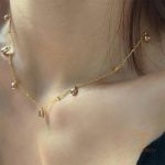 زاویه دیگر ست استیل ضدزنگ آبکاری طلای ۱۸ عیار برند مایا استون کد MY293